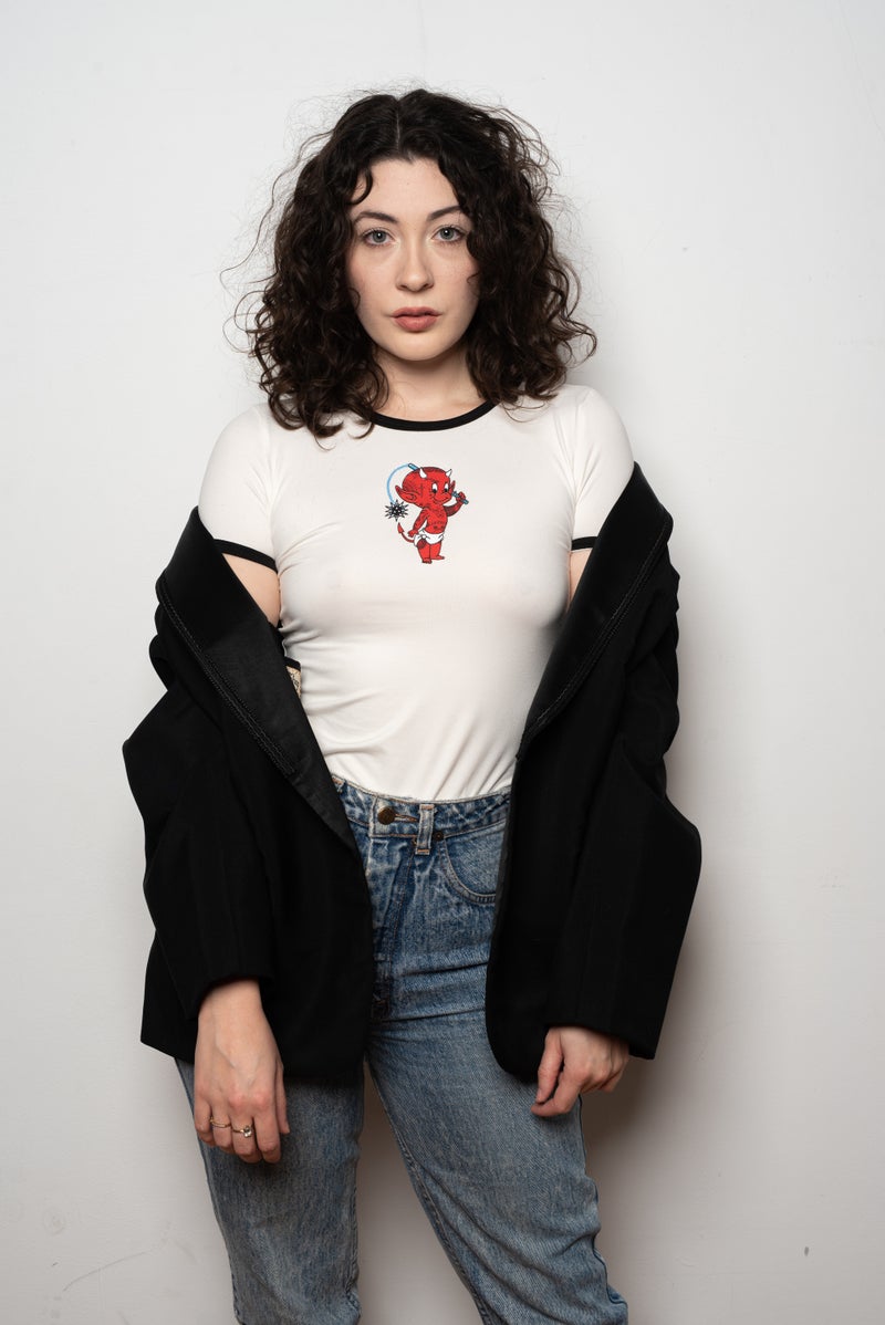 LIL DEVIL RINGER TEE
